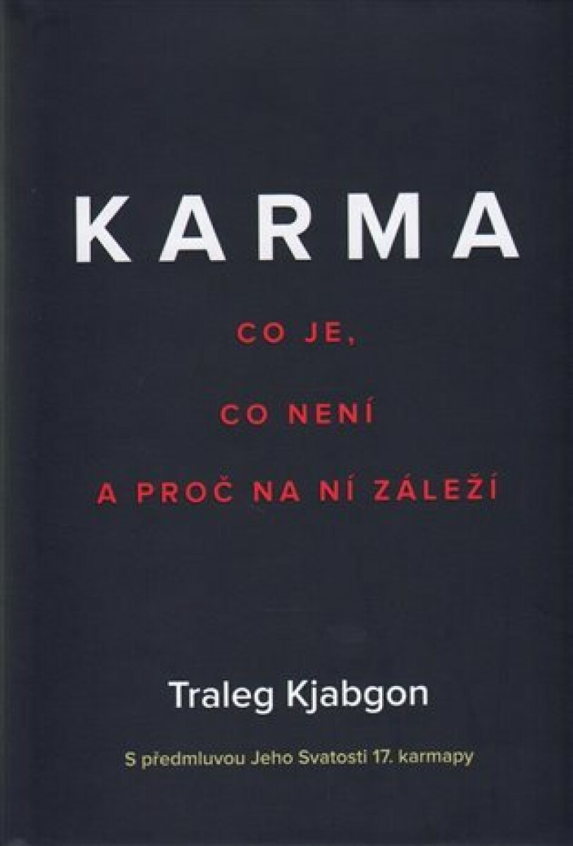 Kniha Karma - Co je, co není a proč na ní záleží