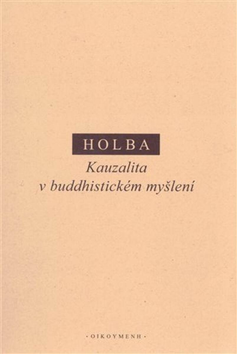 Kniha Kauzalita v buddhistickém myšlení