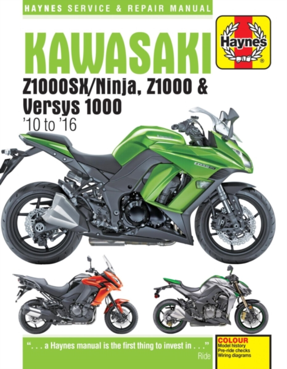 Kniha Kawasaki Z1000, Z1000SX a Versys ('10 - '16)