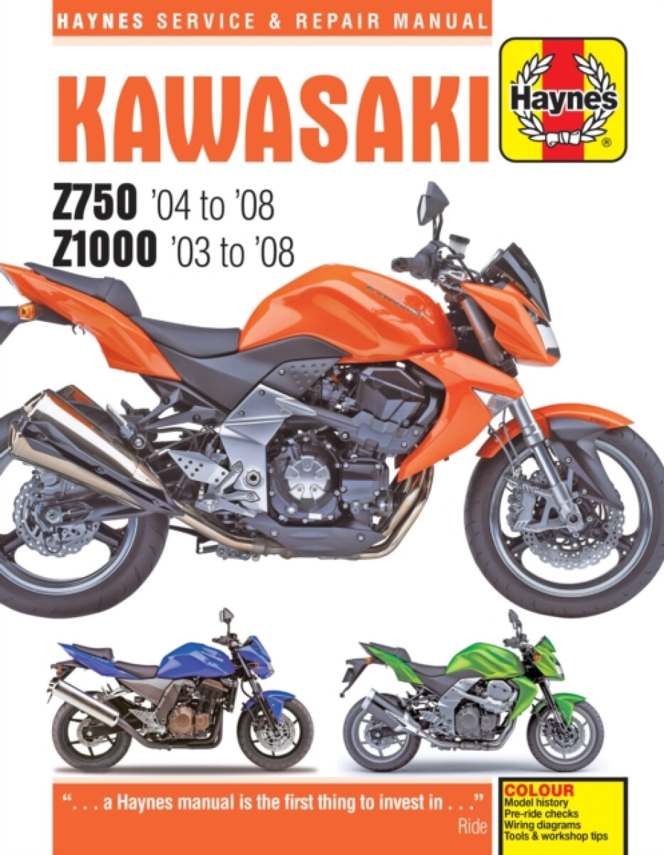 Kniha Kawasaki Z750 a Z1000 (03 - 08)