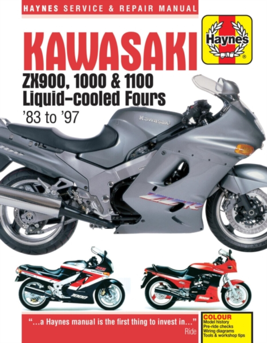 Kniha Kawasaki ZX900, 1000 a 1100 Liquid-Cooled Fours