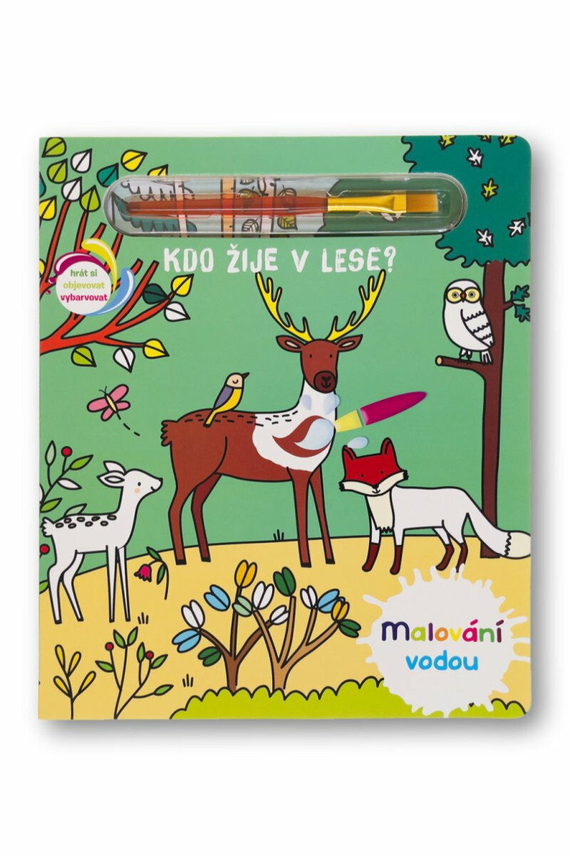 Malování vodou - Kdo žije v lese? koupíte na Knihydobrovsky.cz