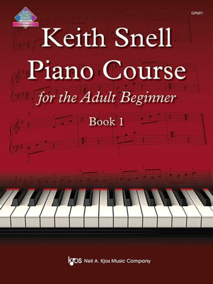 Kniha Keith Snell Piano Course Adult Book 1