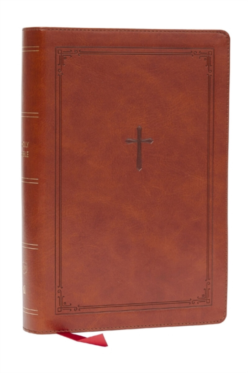 Kniha KJV Giant Print End-of-Verse Reference Bible, Brown Leathersoft, Red Letter, Comfort Print