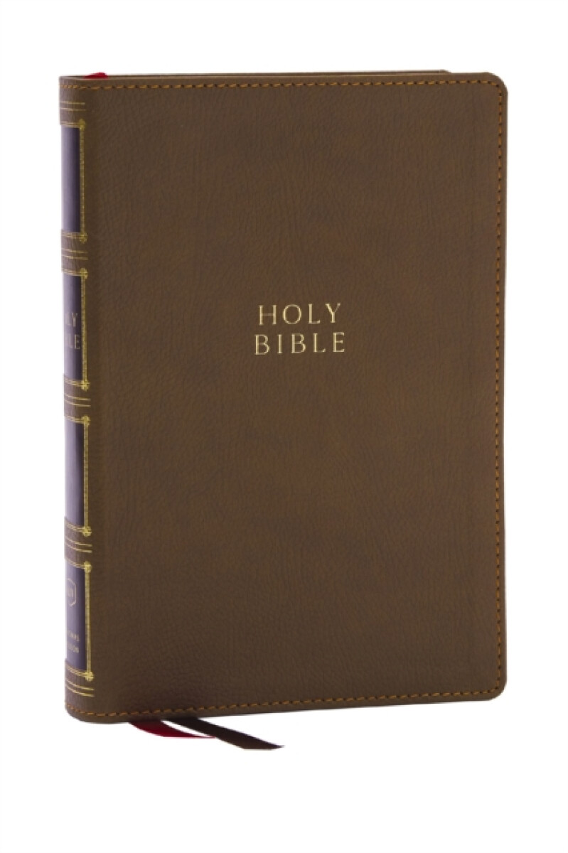Kniha KJV Holy Bible: Compact Bible with 43,000 Center-Column Cross References, Brown Leathersoft, Red Letter, Comfort Print: King James Version
