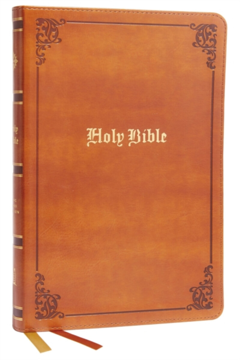 Kniha KJV Holy Bible: Large Print Thinline, Tan Leathersoft, Red Letter, Comfort Print: King James Version