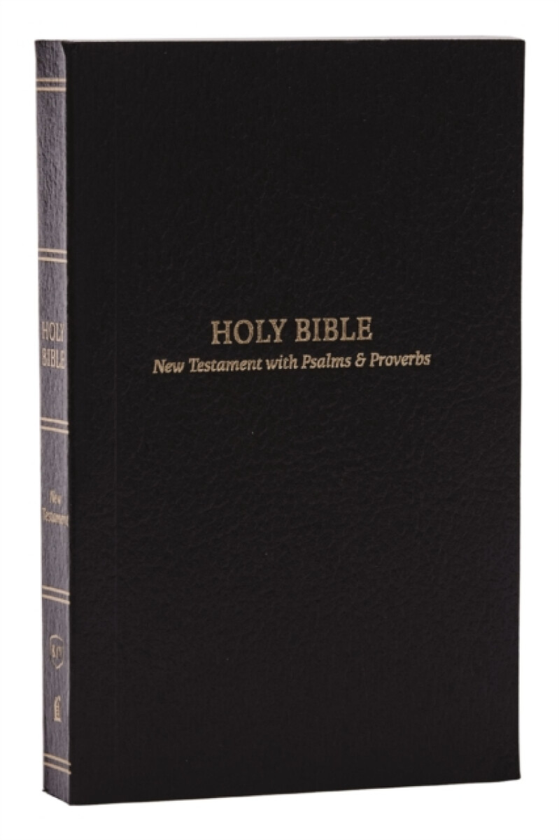 Kniha KJV Holy Bible: Pocket New Testament with Psalms and Proverbs, Black Softcover, Red Letter, Comfort Print: King James Version