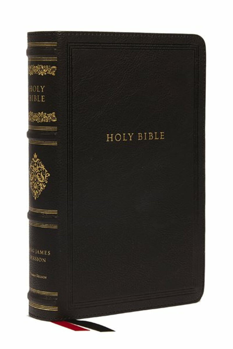 Kniha KJV Large Print Reference Bible, Black Leathersoft, Red Letter, Comfort Print (Sovereign Collection)