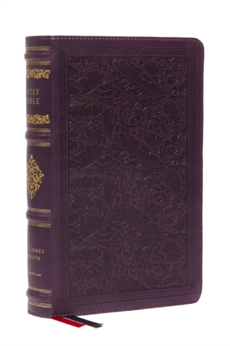 Kniha KJV Large Print Reference Bible, Purple Leathersoft, Red Letter, Comfort Print (Sovereign Collection)