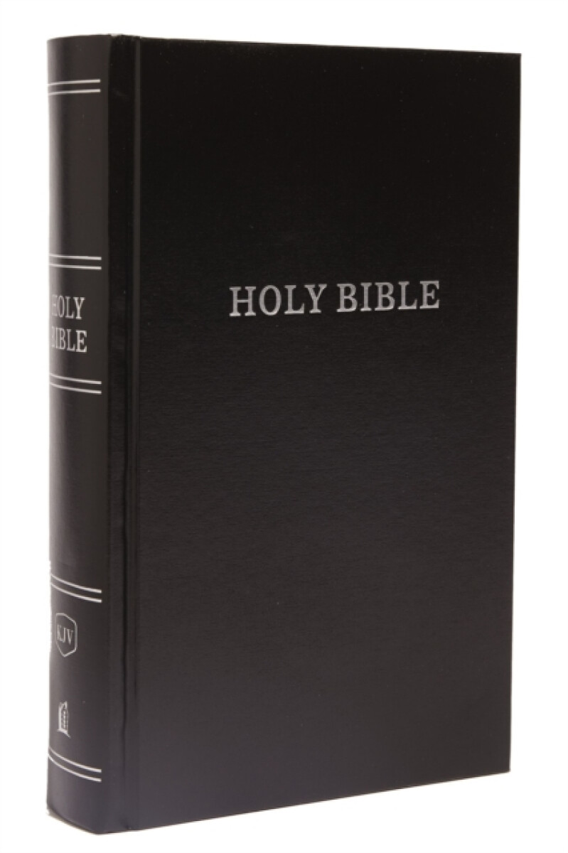 Kniha KJV, Pew Bible, Large Print, Hardcover, Black, Red Letter, Comfort Print