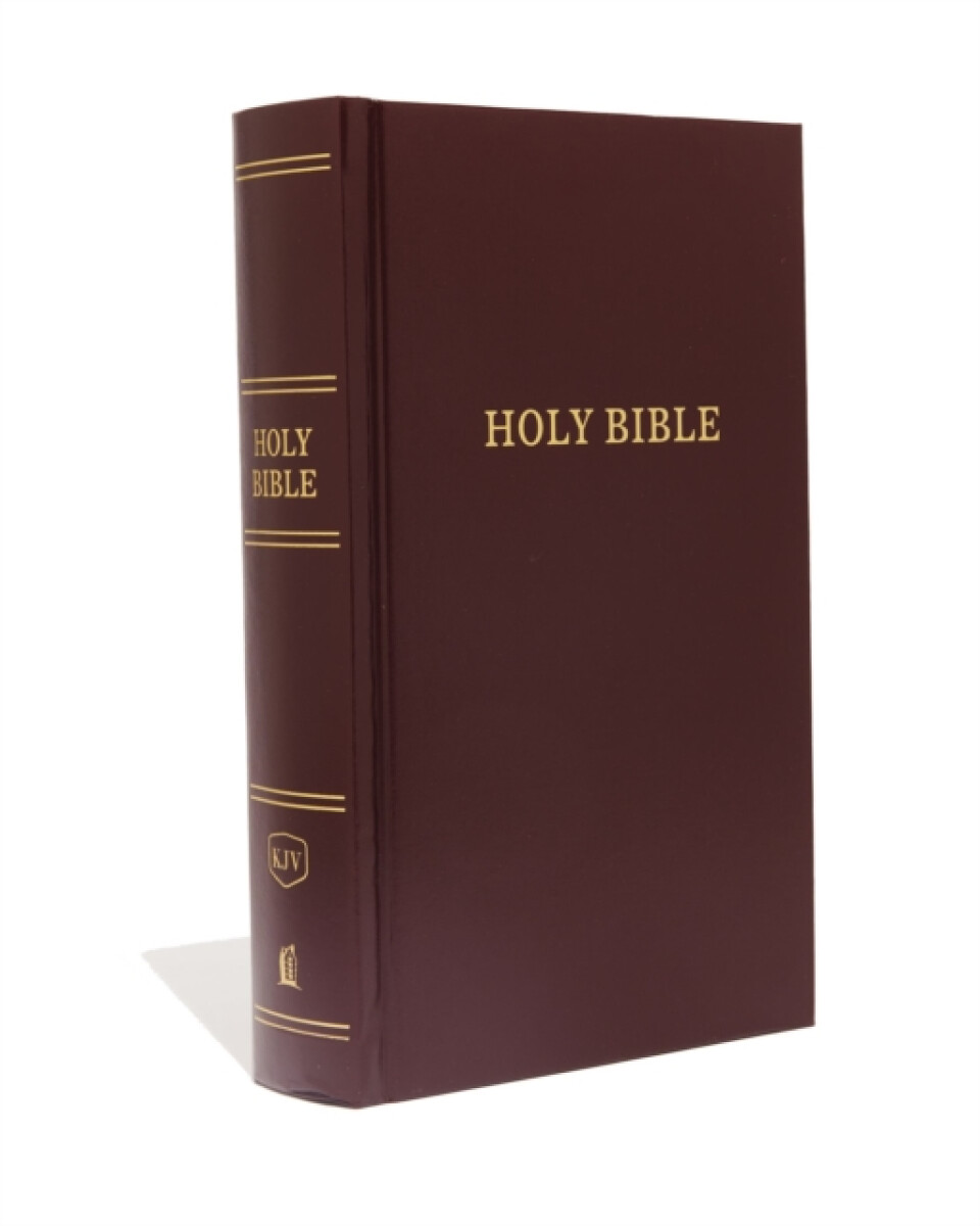 Kniha KJV, Pew Bible, Large Print, Hardcover, Burgundy, Red Letter, Comfort Print