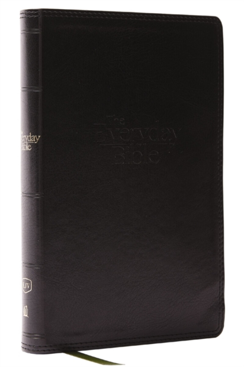 Kniha KJV, The Everyday Bible, Black Leathersoft, Red Letter, Comfort Print