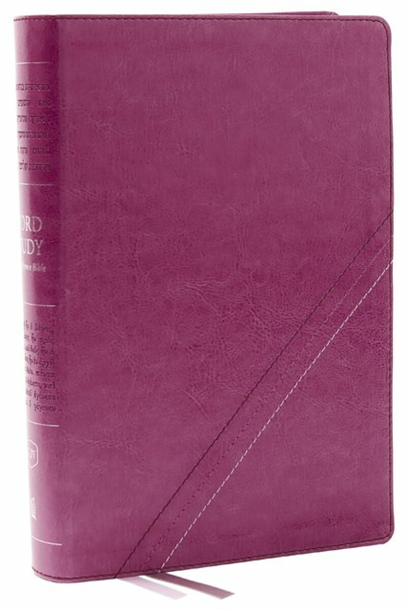 Kniha KJV, Word Study Reference Bible, Leathersoft, Pink, Red Letter, Comfort Print