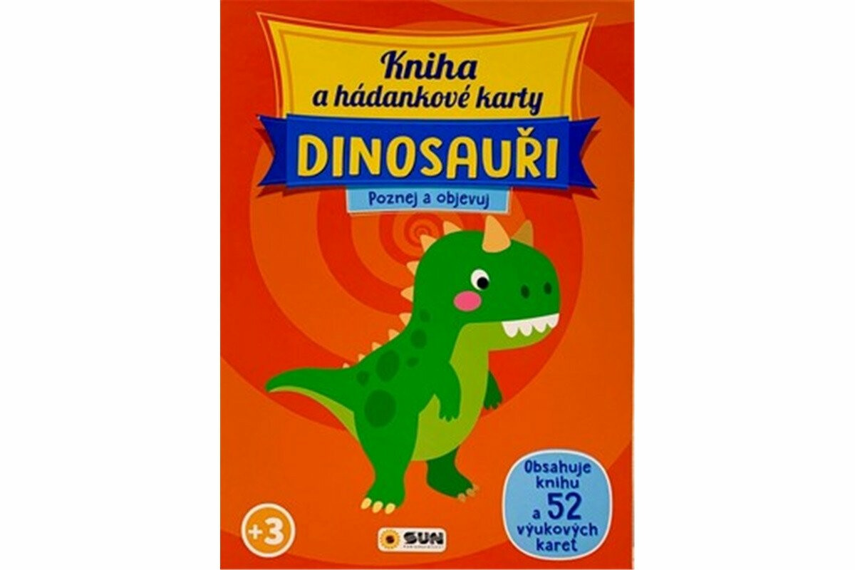Kniha Kniha a hádankové karty Dinosauři