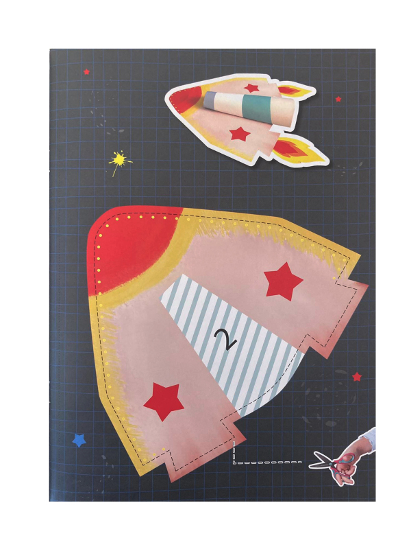 Kniha vystříhování A4 vesmír (obrázek 13)