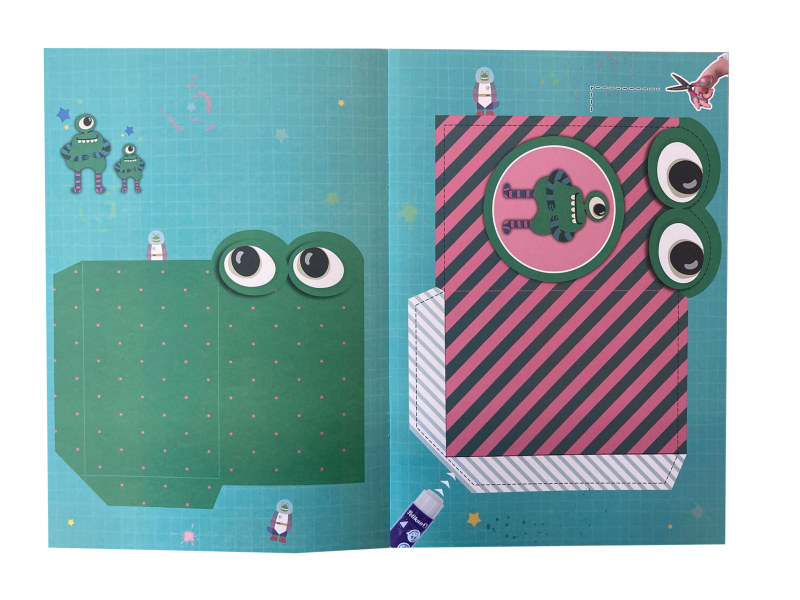 Kniha vystříhování A4 vesmír (obrázek 16)