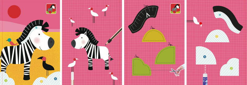 Kniha vystřihování A4 zvířátka (obrázek 8)