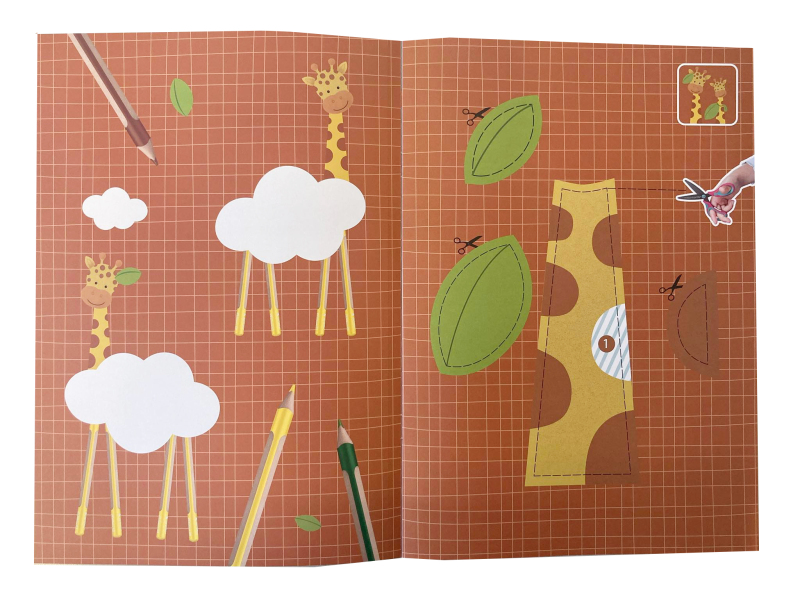 Kniha vystřihování A4 zvířátka (obrázek 14)