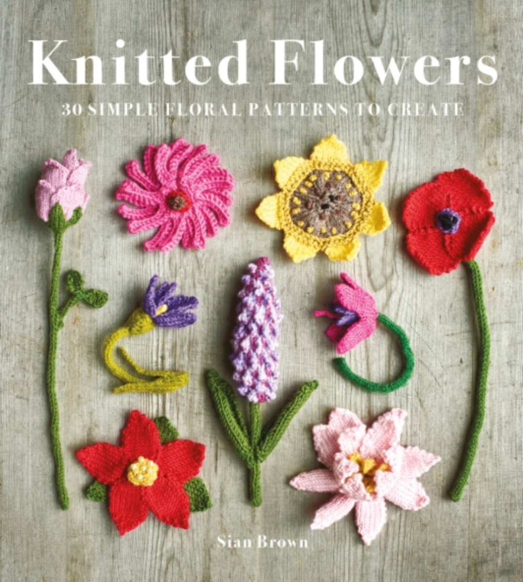 Kniha Knitted Flowers