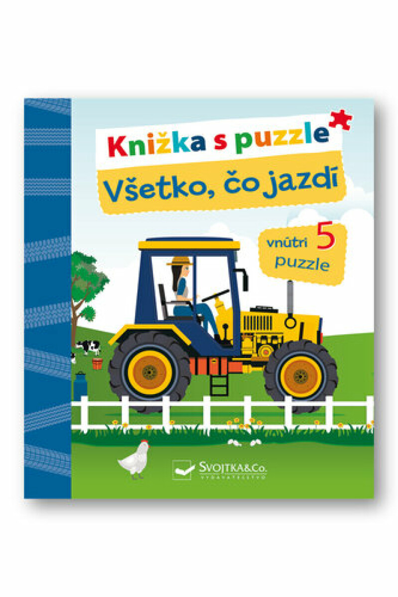 Knižka s puzzle: Všetko, čo jazdí