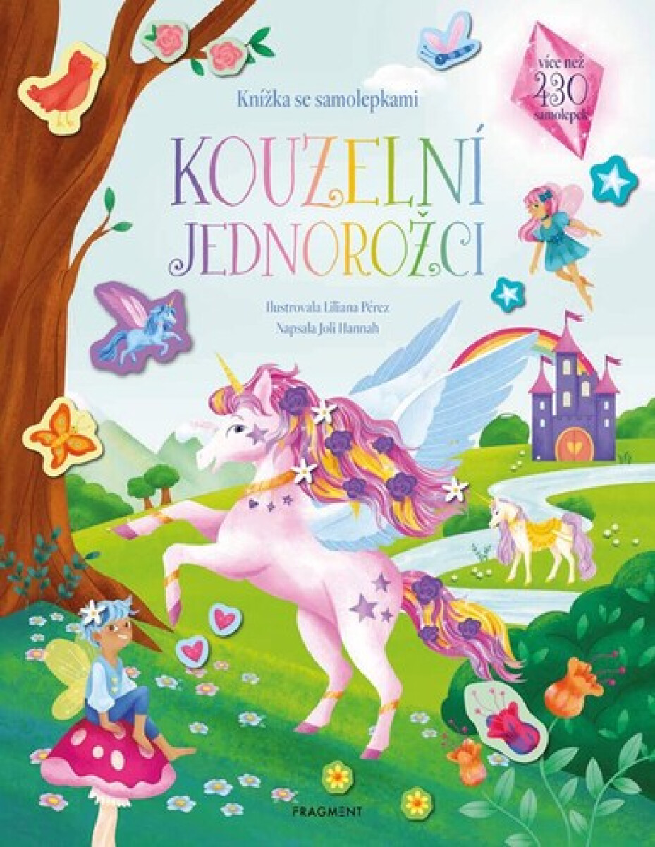 Kniha Knížka se samolepkami - Kouzelní jednorožci