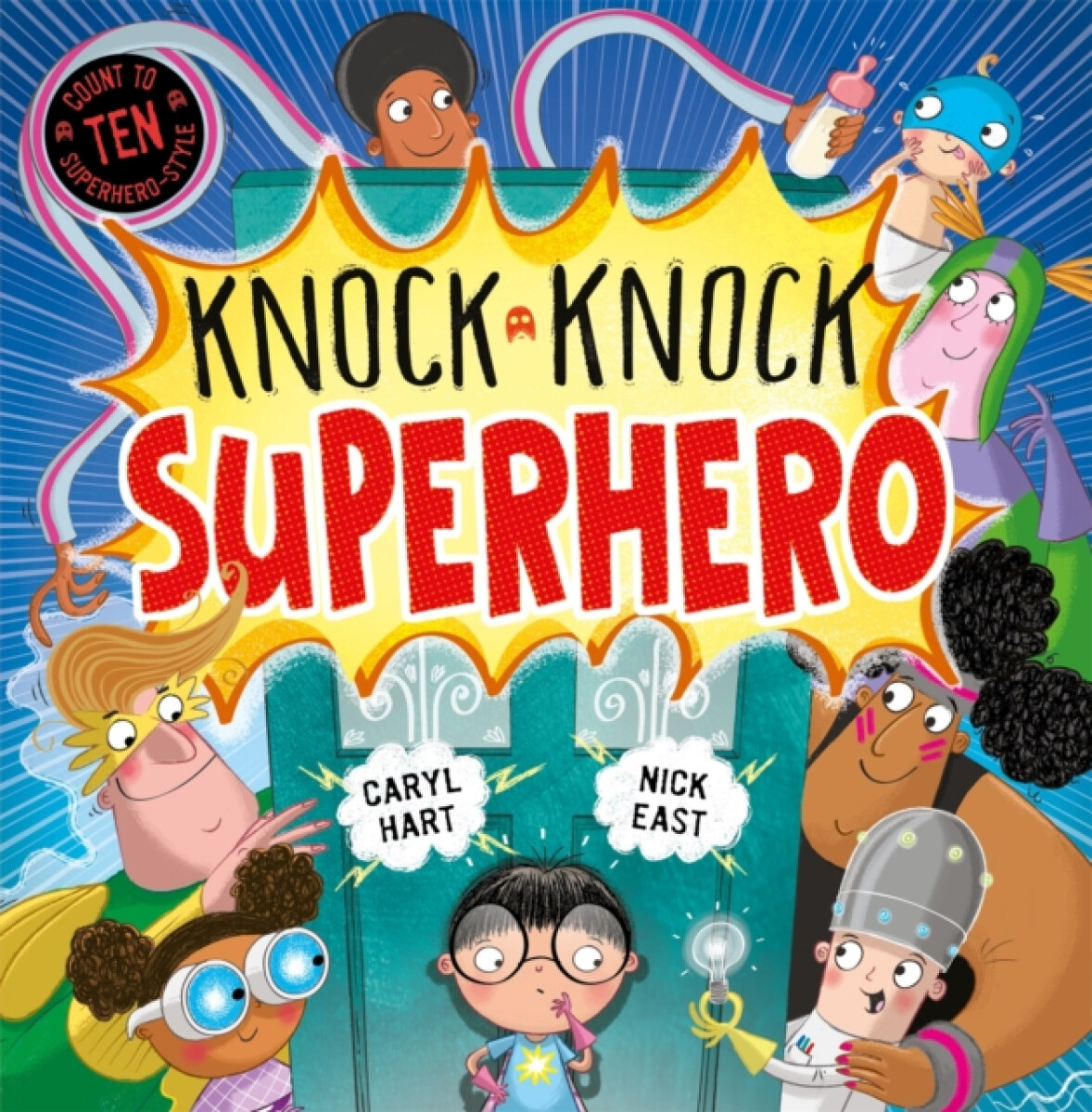 Kniha Knock Knock Superhero