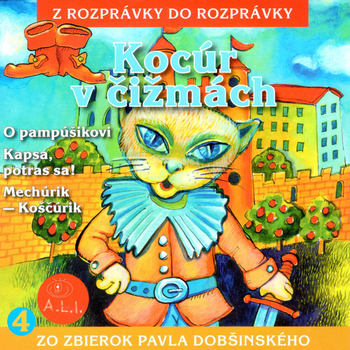 Levně Kocúr v čižmách - audiokniha