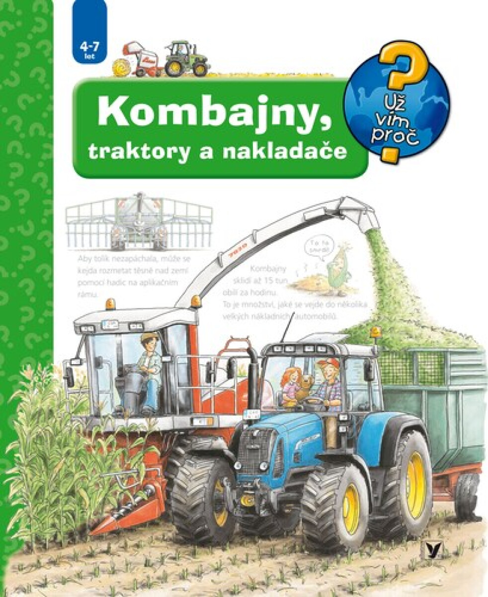 Kniha Kombajny, traktory a nakladače - Už vím proč?