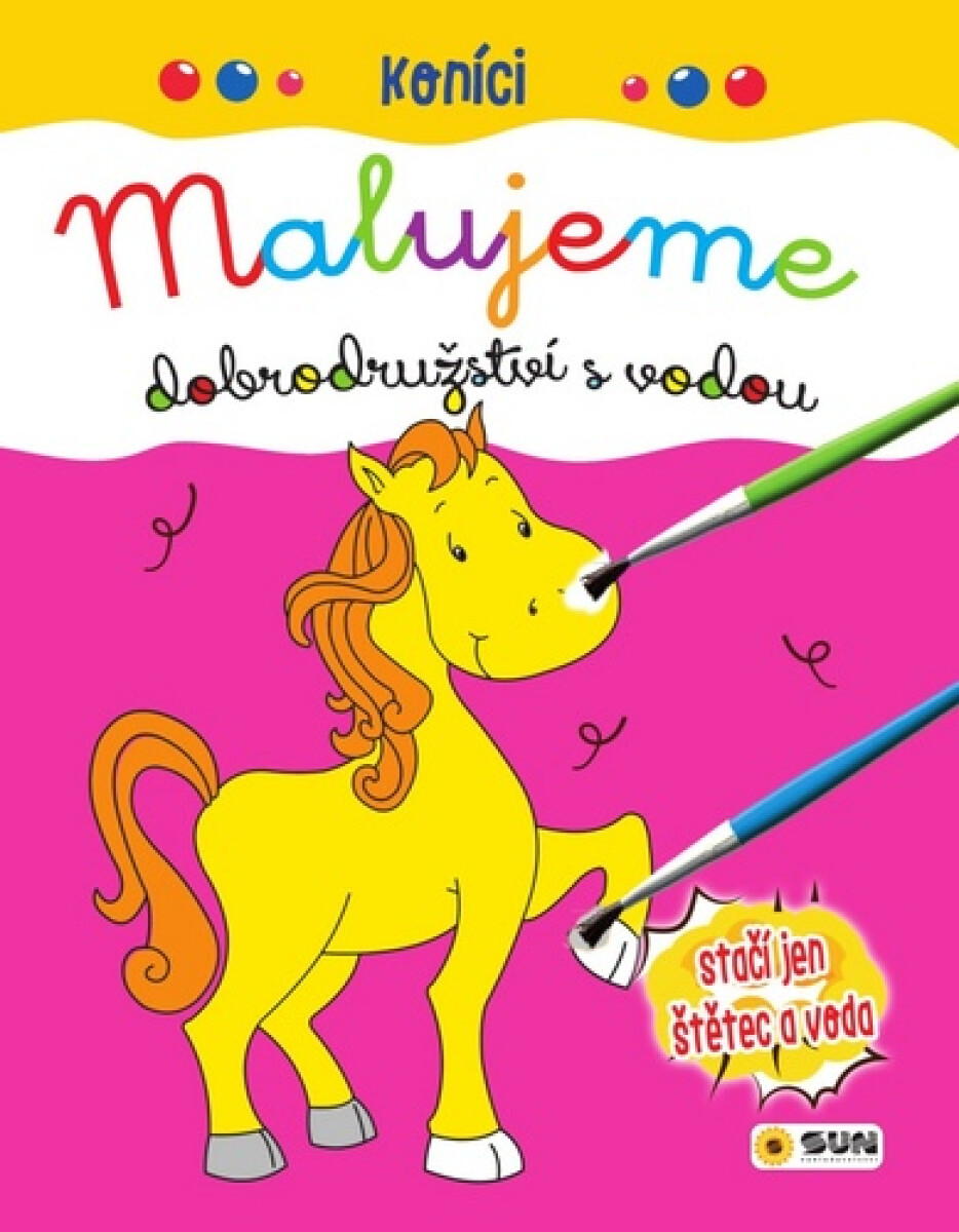 Kniha Koníci - Malujeme dobrodružství s vodou, 1. vydání