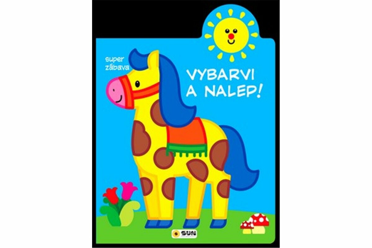 Kniha Vybarvi a nalep - Koník