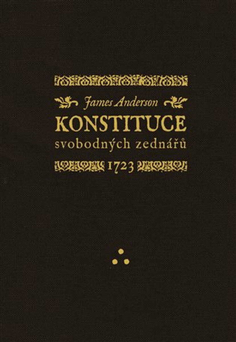 Kniha Konstituce svobodných zednářů 1723
