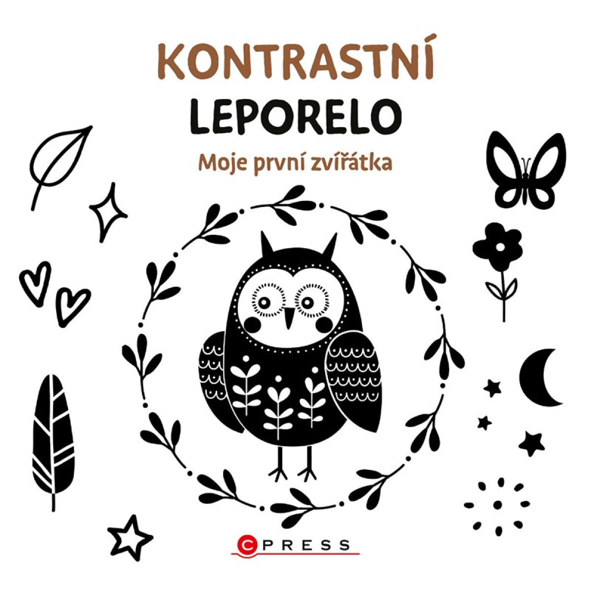 Kniha Kontrastní leporelo Moje první zvířátka