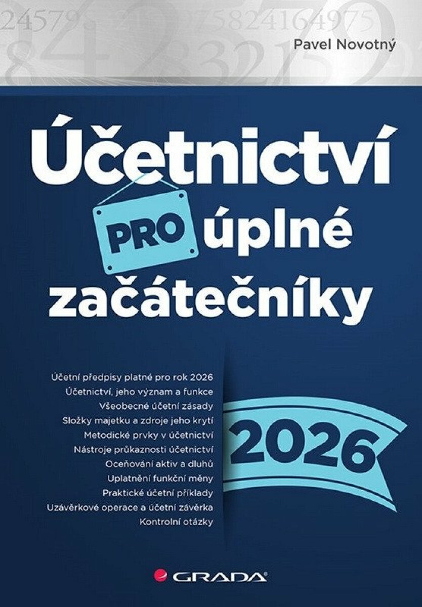 Kniha Účetnictví pro úplné začátečníky 2026