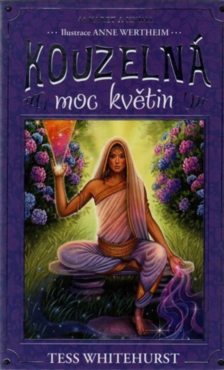 Kniha Kouzelná moc květin. kniha a 44 karet