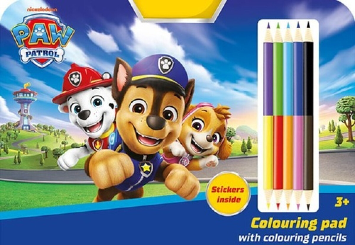 Kreslící set s pastelkami Tlapková patrola - -
