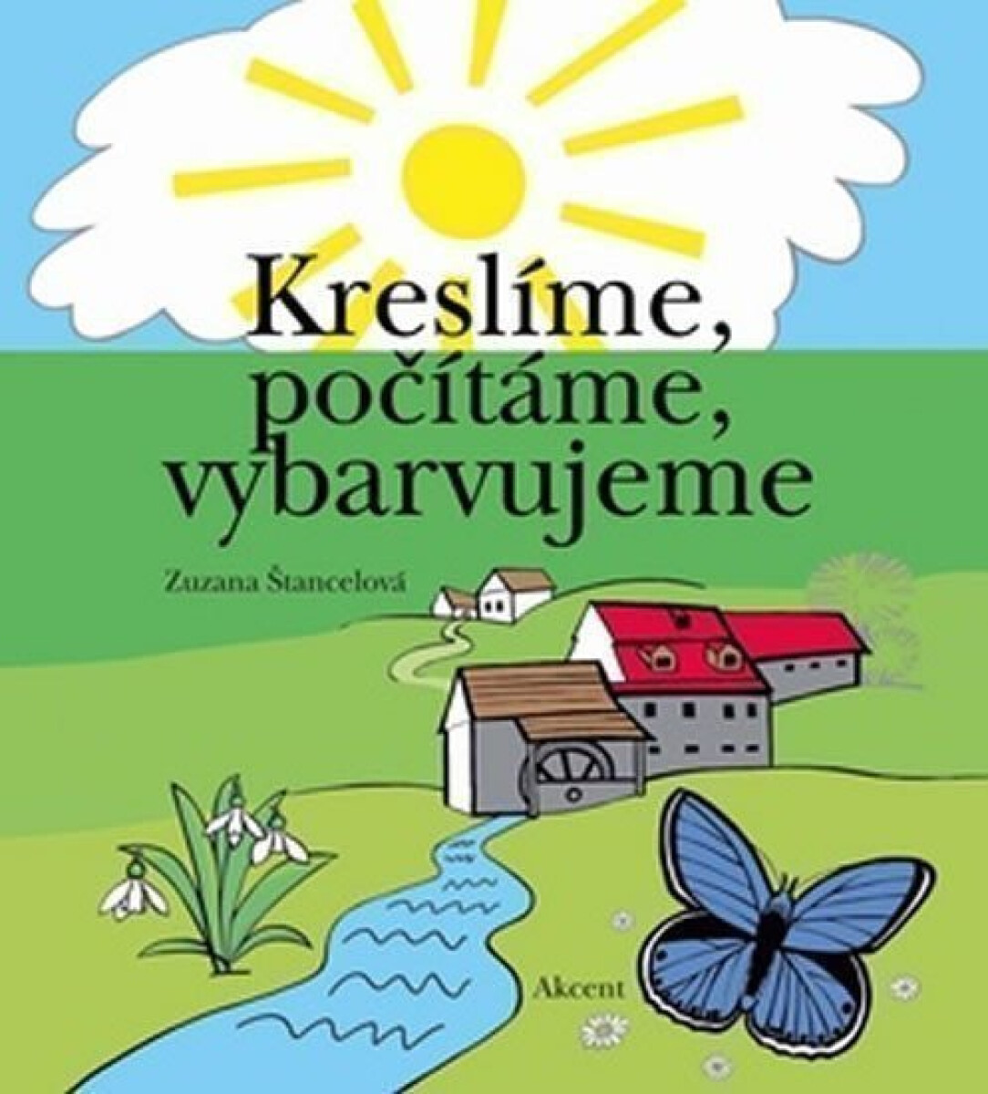 Kniha Kreslíme, počítáme, vybarvujeme