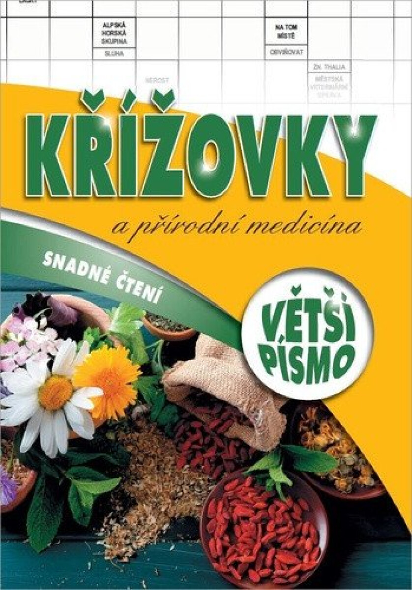 Kniha Křížovky a přírodní medicína