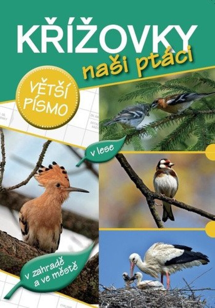 Kniha Křížovky naši ptáci