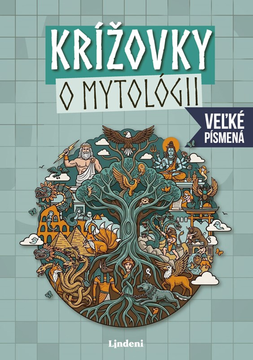 Kniha Krížovky o mytológii - veľké písmená