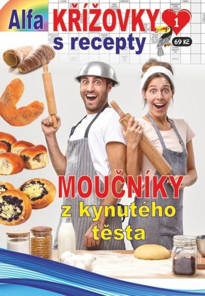 Kniha Křížovky s recepty 1/2024
