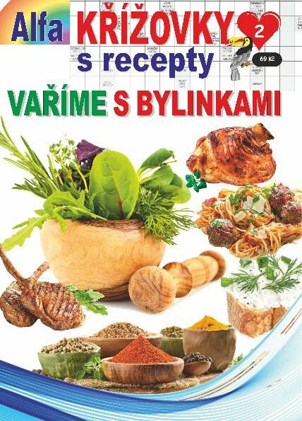 Kniha Křížovky s recepty 2/2024