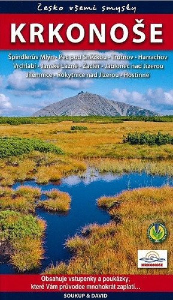 Kniha Krkonoše - Česko všemi smysly + vstupenky