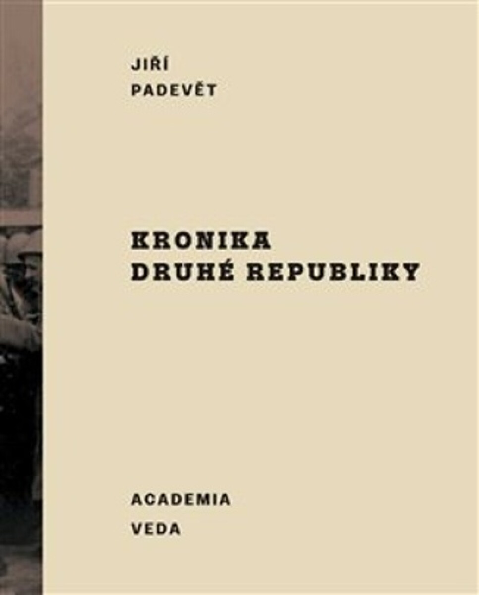 Kniha Kronika druhé republiky