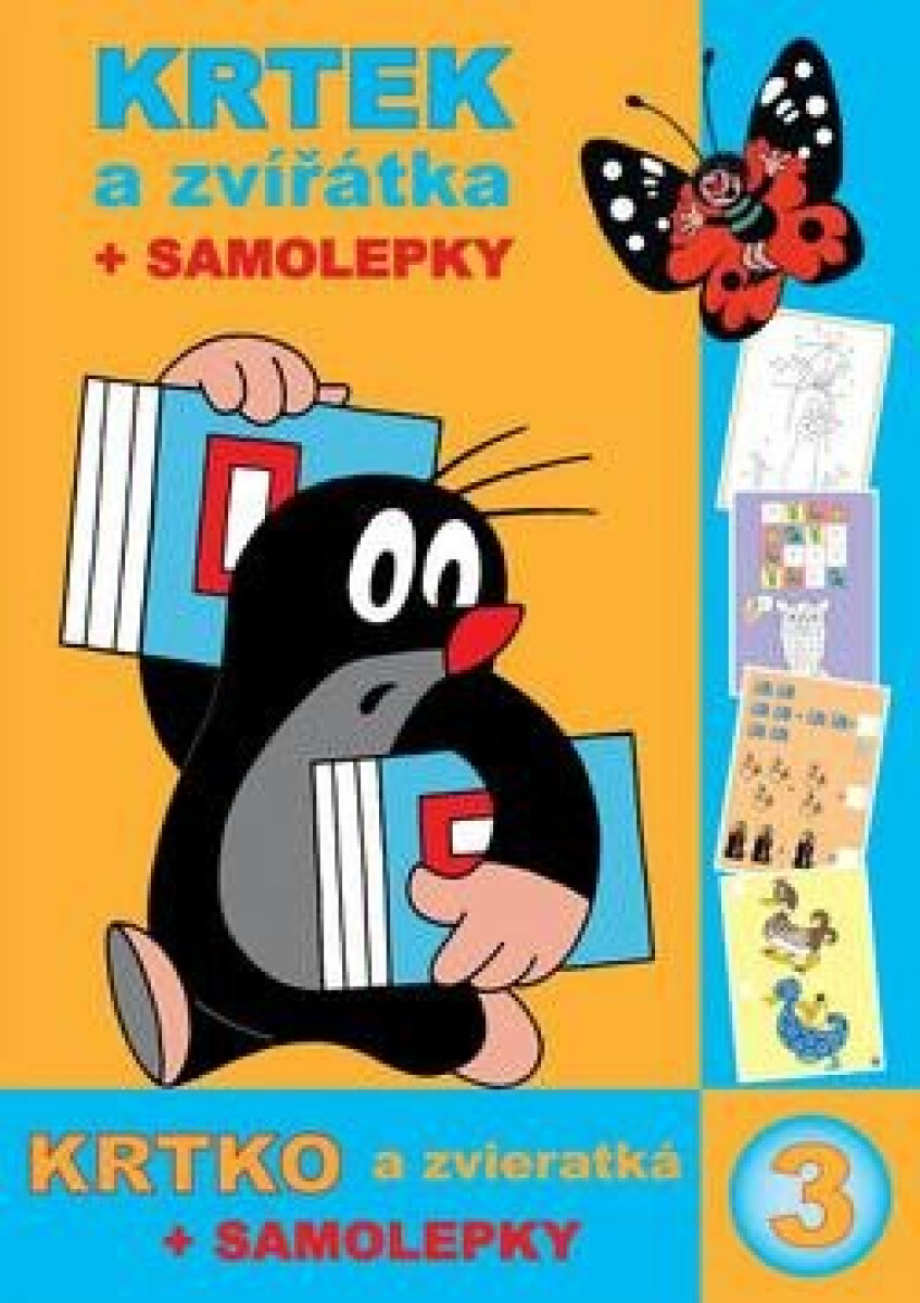 Kniha Activity book A4 - Krtek a zvířátka - KRTEK (AK3761)