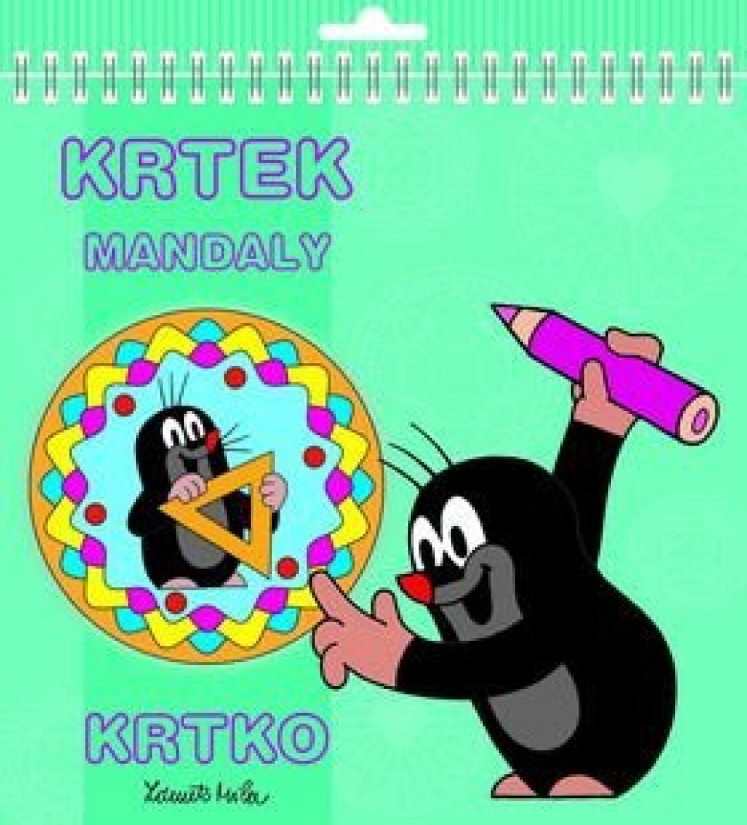 Kniha Krtek - Mandaly omalovánky