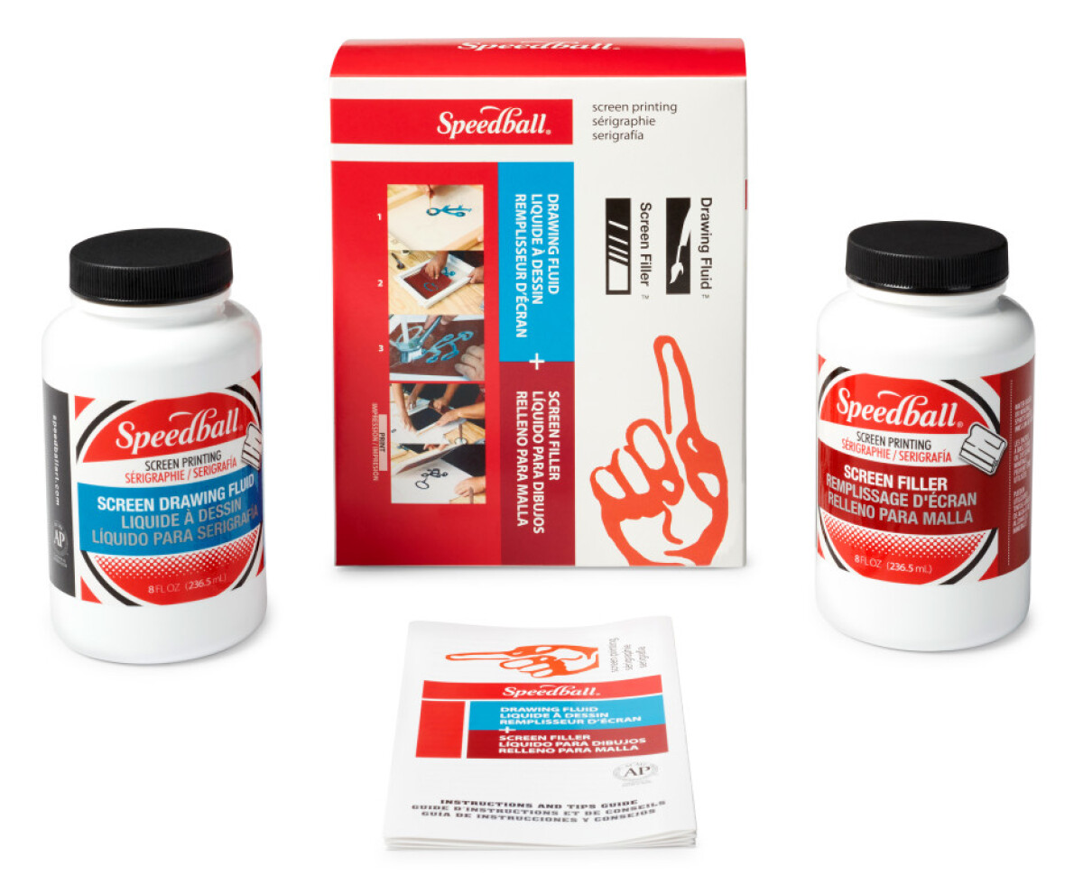 Levně Krycí sada pro sítotisk Speedball Kit 2x237ml