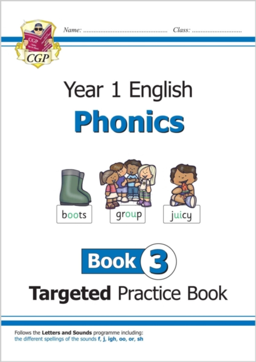Kniha KS1 English Year 1 Phonics Targeted Practice Book - Book 3