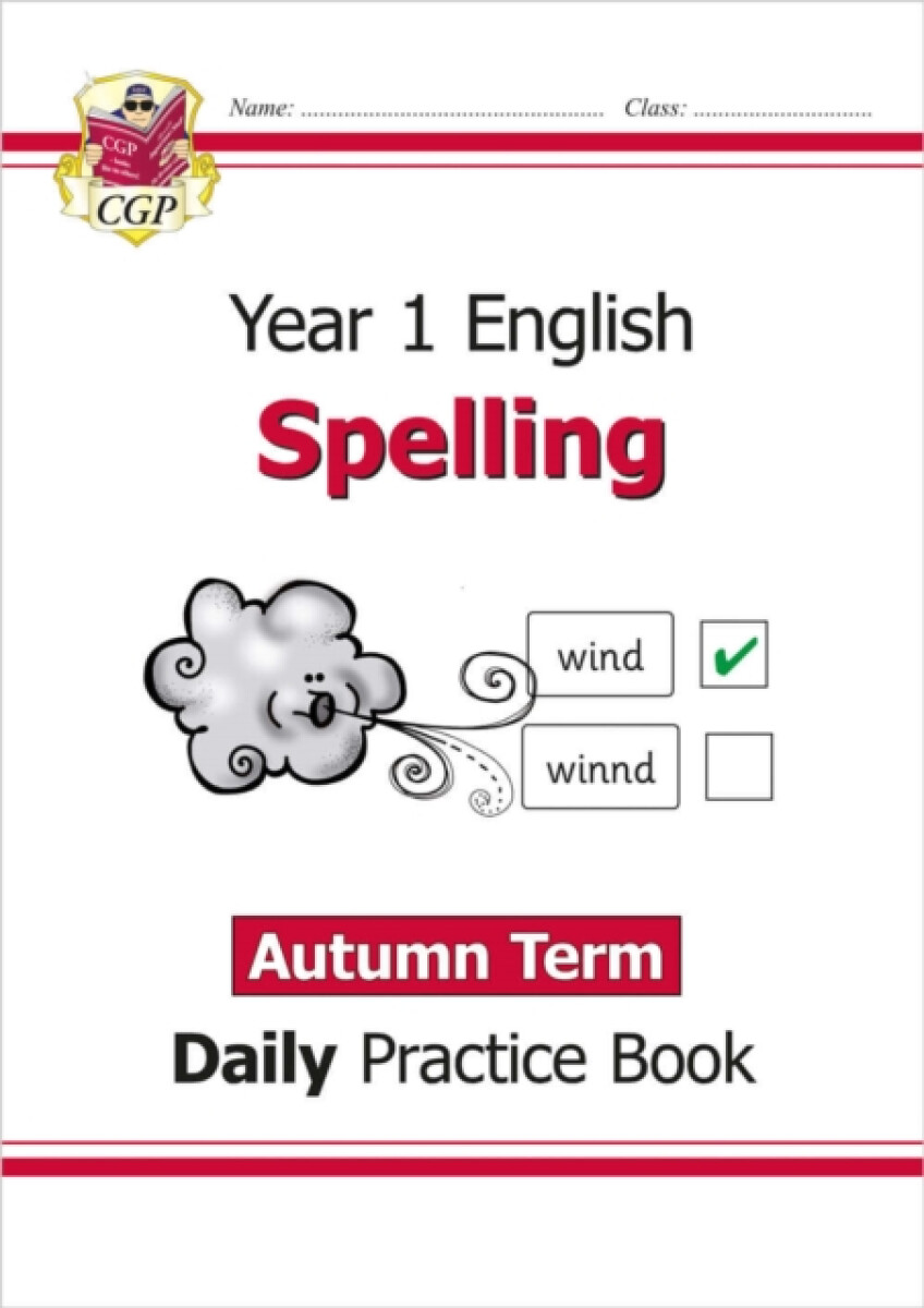 Kniha KS1 Spelling Year 1 Daily Practice Book: Autumn Term