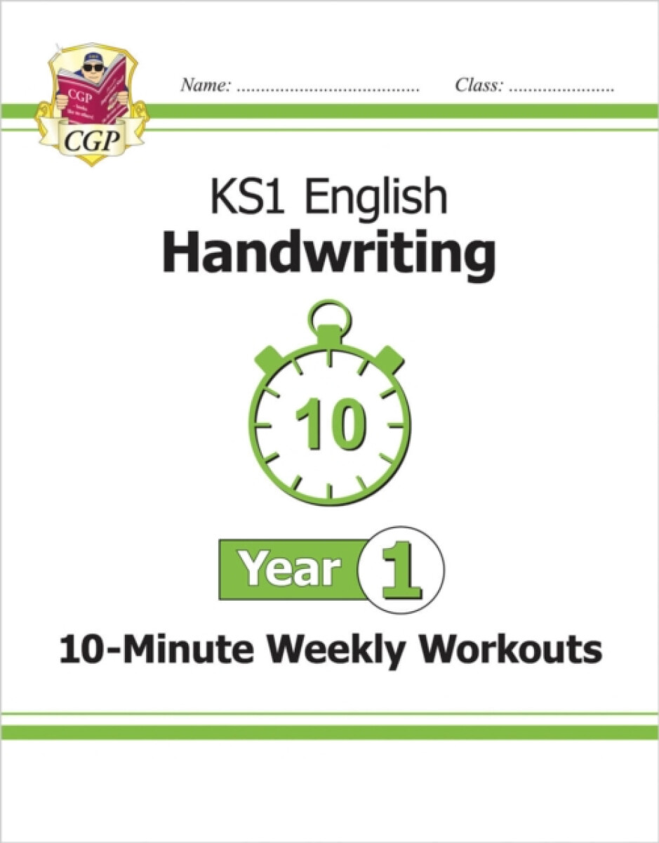 Kniha KS1 Year 1 English Handwriting 10-Minute Weekly Workouts
