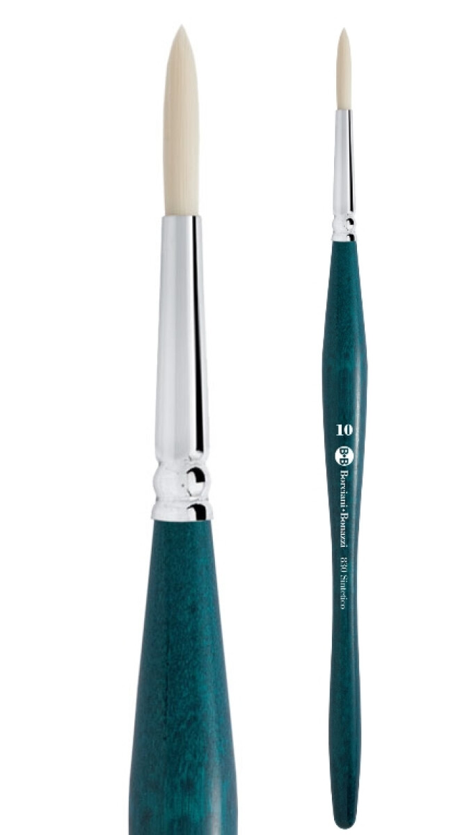 Kulatý ergonomický štětec 830 – velikost 3/0